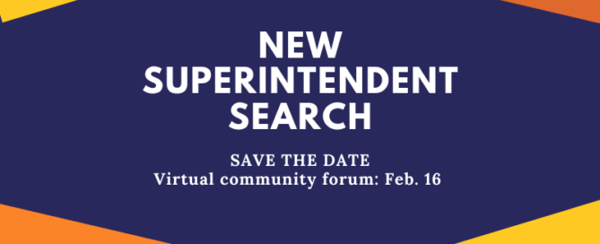 New superintendent search: save the date